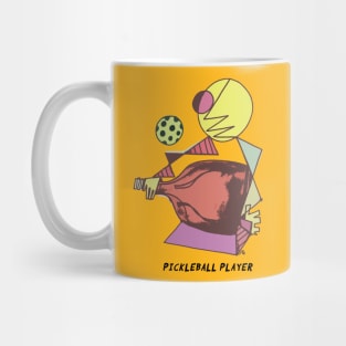 The Pickleball Player by Pollux (WITH TEXT) Mug